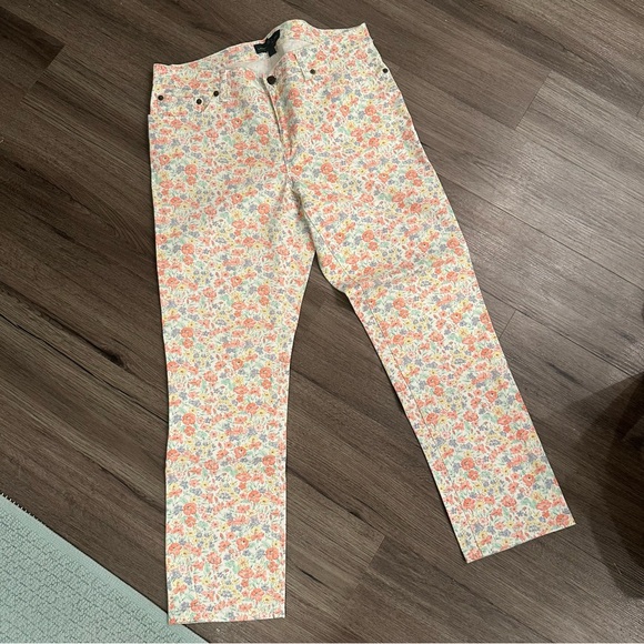 Ralph Lauren floral jeans - Picture 1 of 7